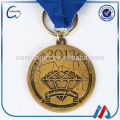 new arrival embossed car key medal with printing ribbon